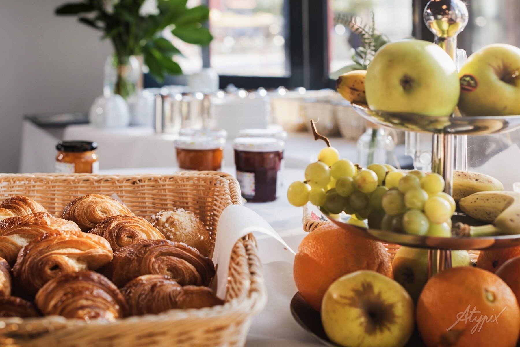 daily buffet breakfast (eur 13 per person)