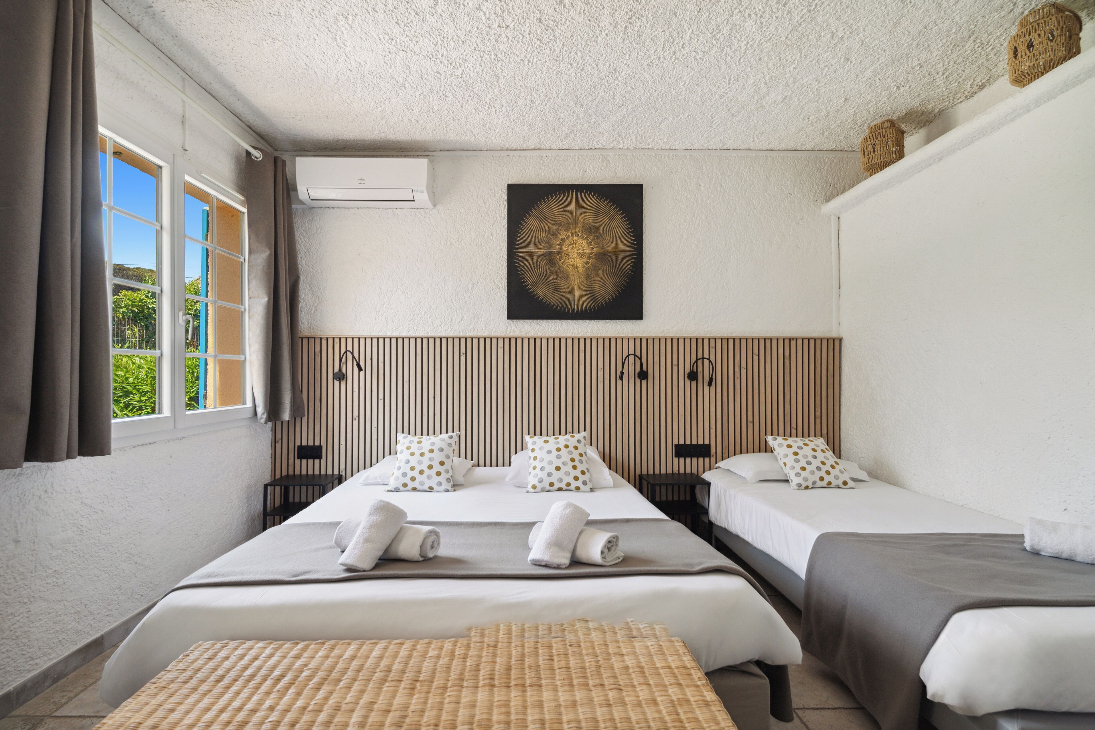 standard triple room, terrace (garden view) | 1 bedroom, free minibar items, in-room safe, desk