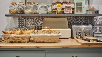 Daily buffet breakfast (EUR 12 per person)