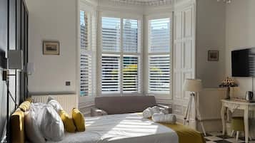 Pillow-top beds, iron/ironing board, free WiFi, bed sheets