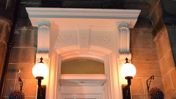 Front of property – evening/night