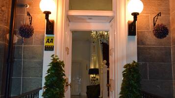 Front of property – evening/night