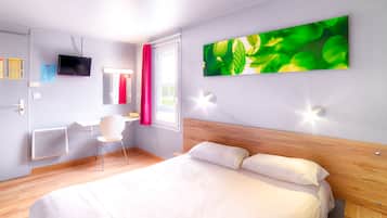 Desk, free WiFi, bed sheets, wheelchair access