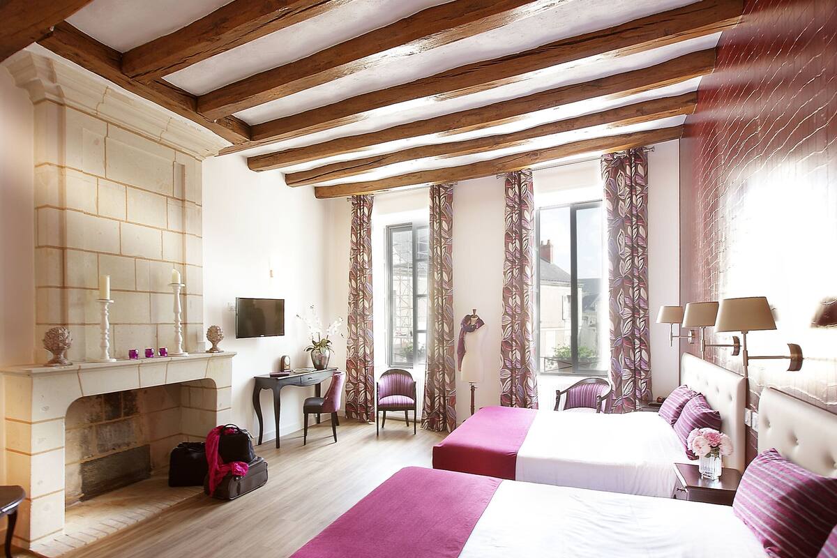 chambre elegance family 4 personnes, 2 grands lits | 1 bedroom, premium bedding, in-room safe, individually decorated