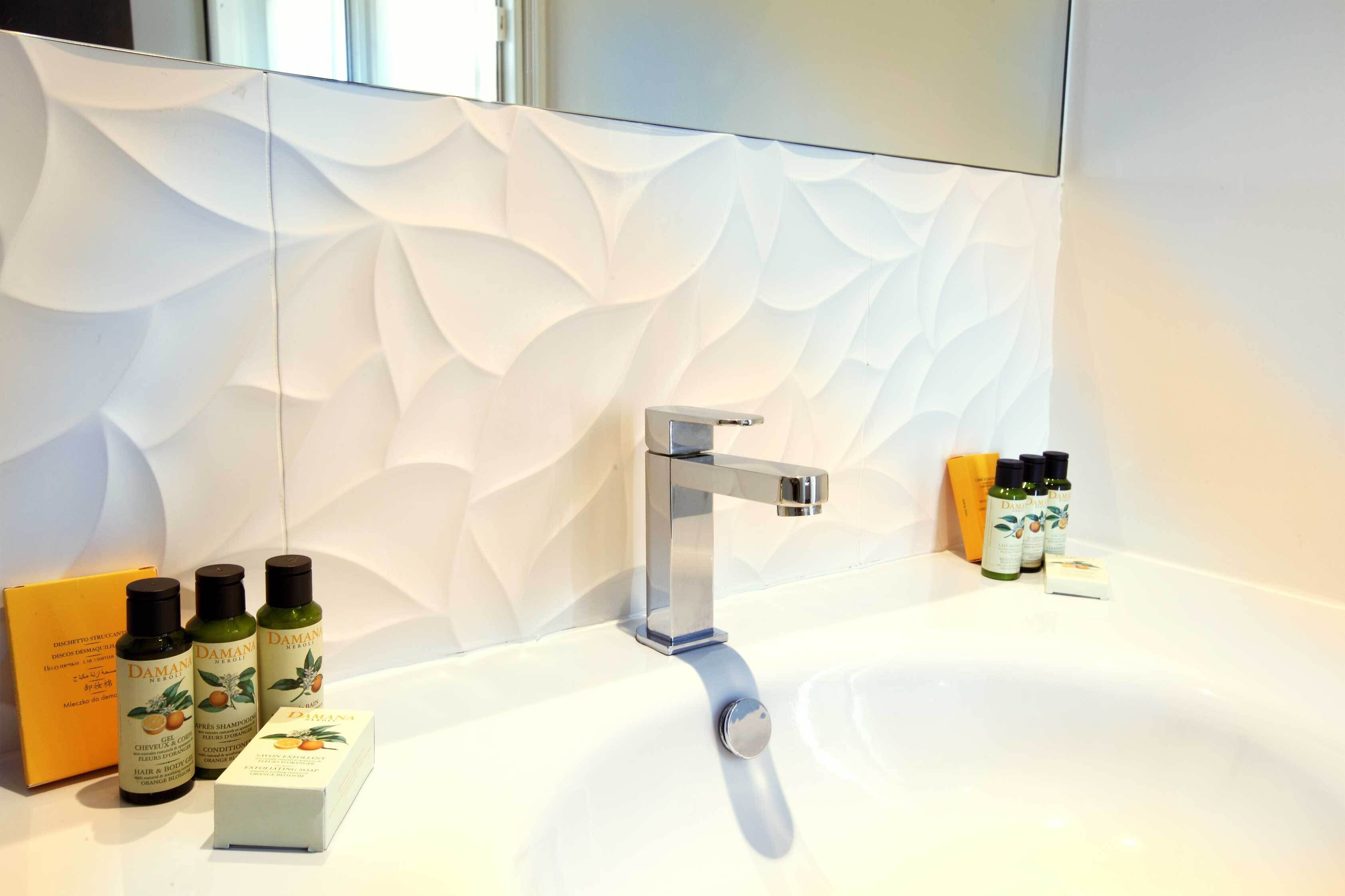 shower, rainfall showerhead, hair dryer, bathrobes