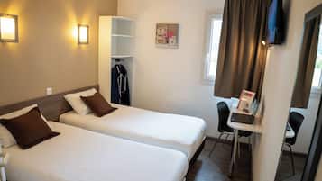 Chambre Standard, 2 lits une place | Vue depuis l’hébergement
