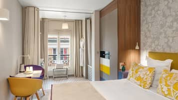 Premium bedding, pillow-top beds, in-room safe, desk