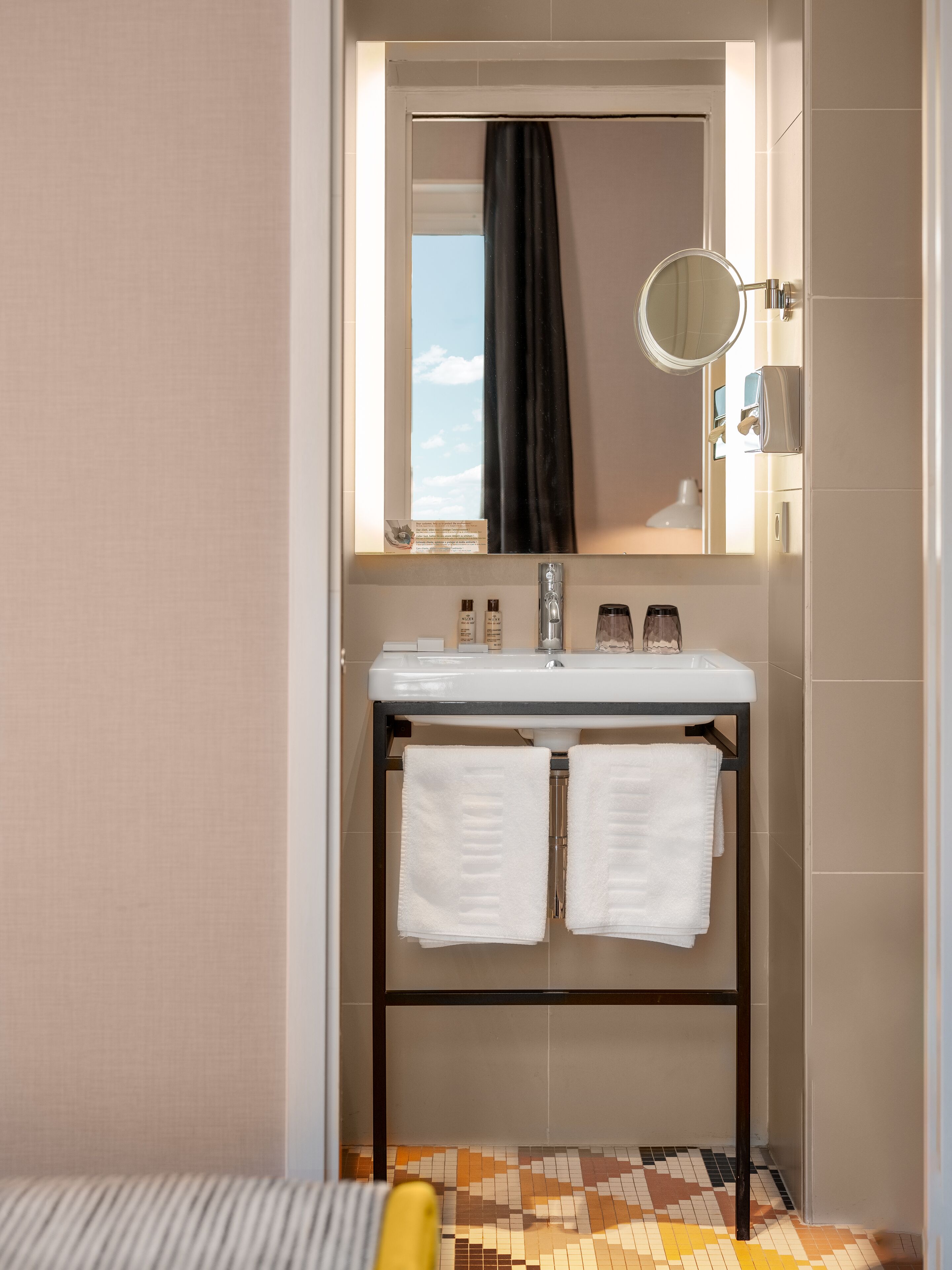 free toiletries, hair dryer, bathrobes, slippers