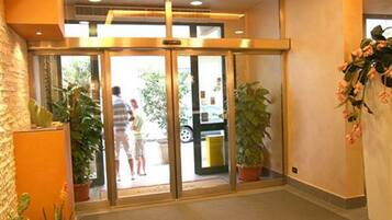 Interior entrance