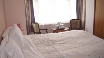 Desk, iron/ironing board, cots/infant beds, free WiFi