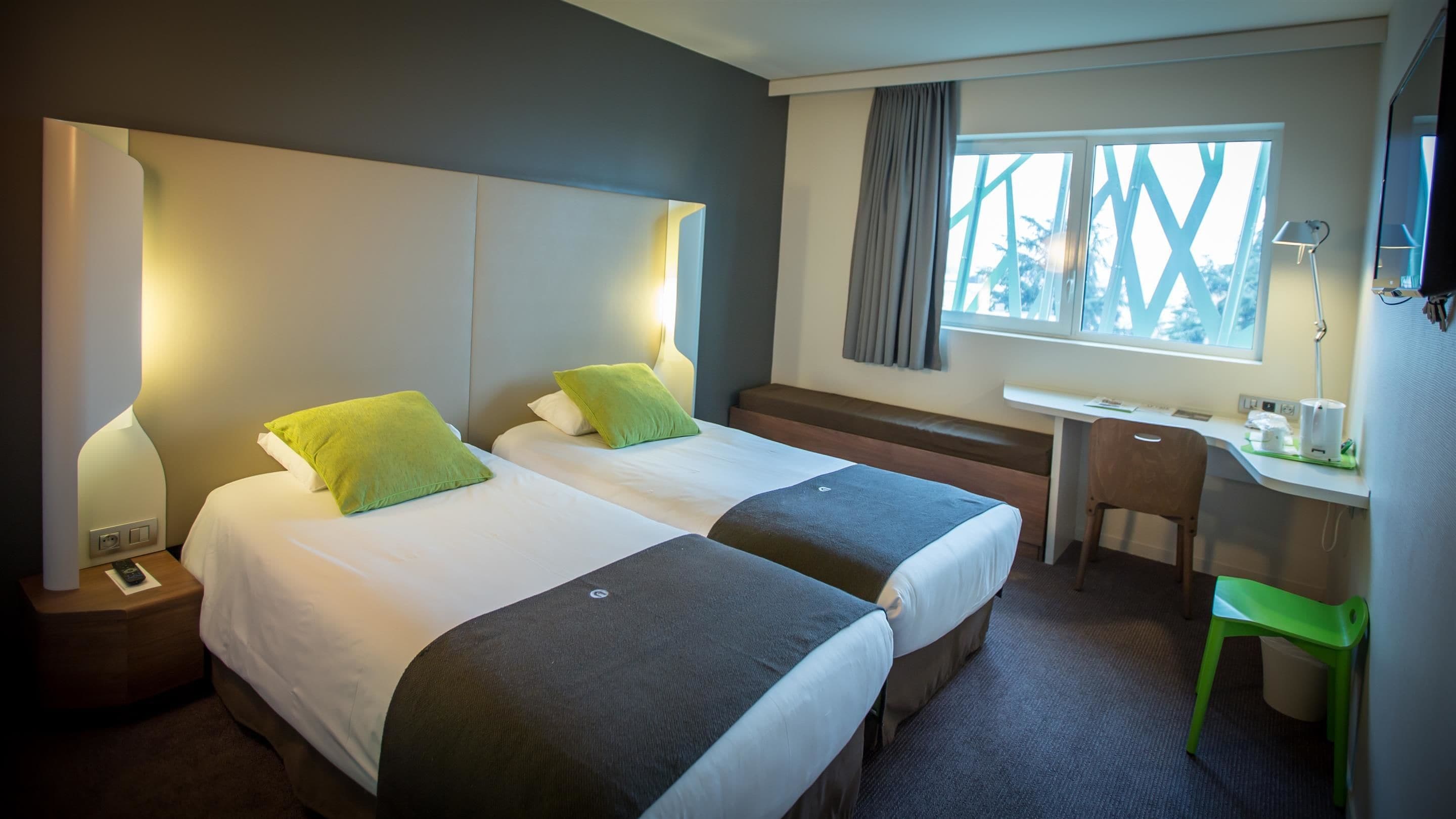 room, 2 single beds (next generation) | desk, blackout curtains, soundproofing, free cots/infant beds