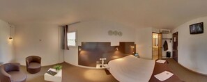 Superior Double Room | Desk, free WiFi, bed sheets - The Originals Access, Hôtel Béziers Est (Villeneuve-les-Beziers)