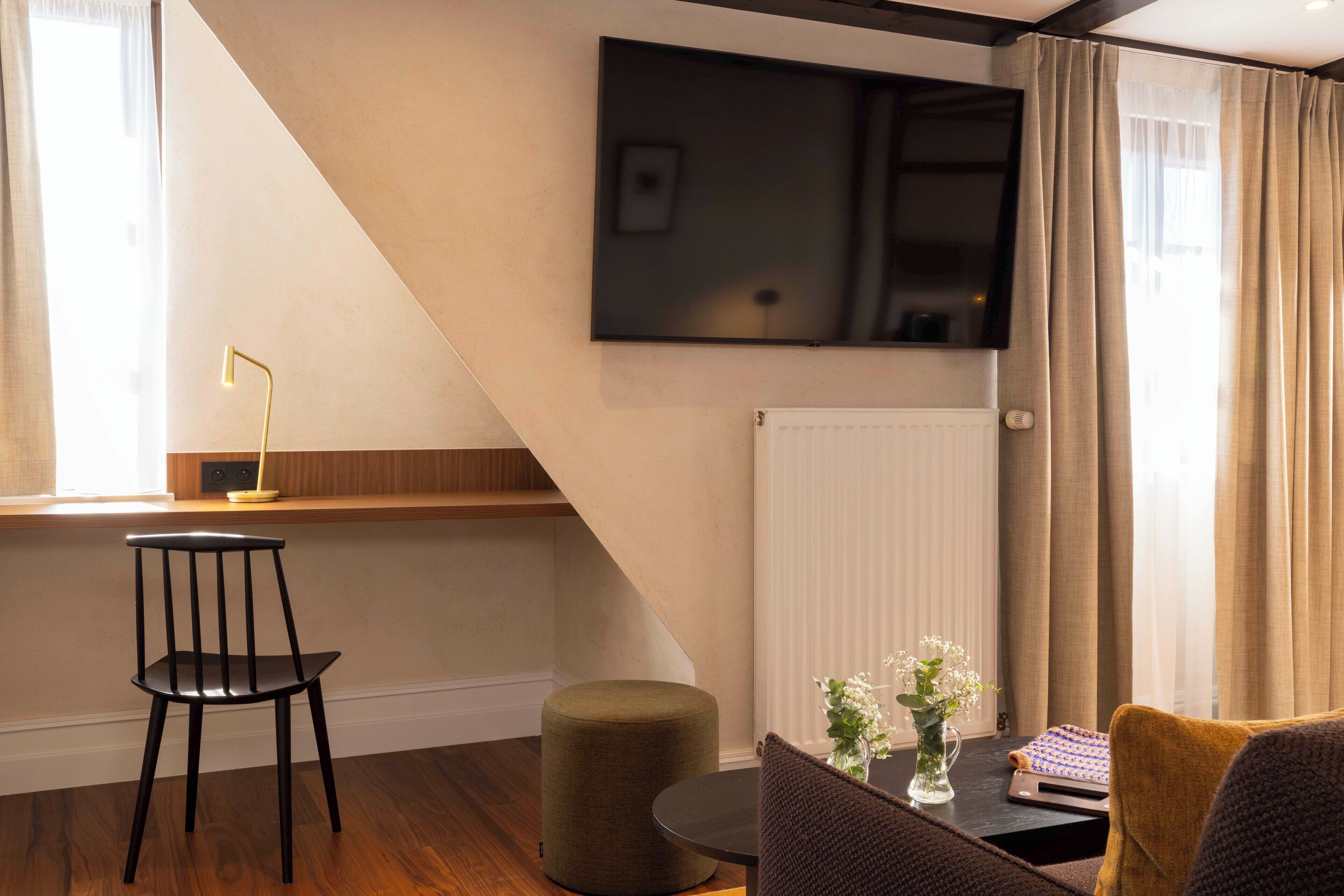 family suite, 1 queen bed with sofa bed | 1 bedroom, premium bedding, minibar, in-room safe