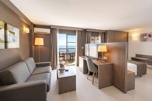 Memory foam beds, minibar, in-room safe, desk