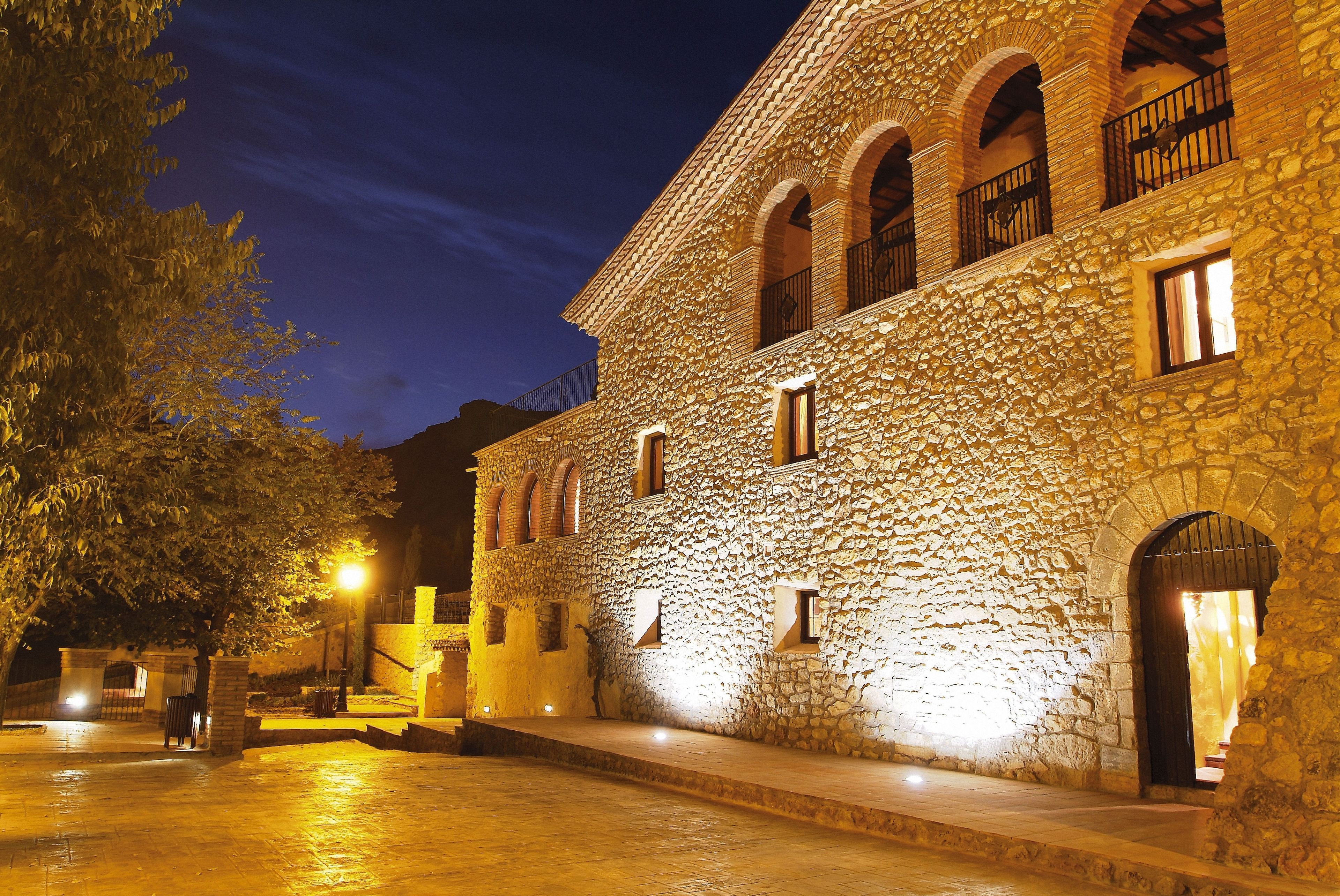 Front of property – evening/night