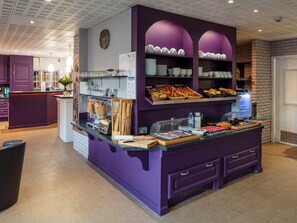 Daily buffet breakfast (EUR 12 per person)