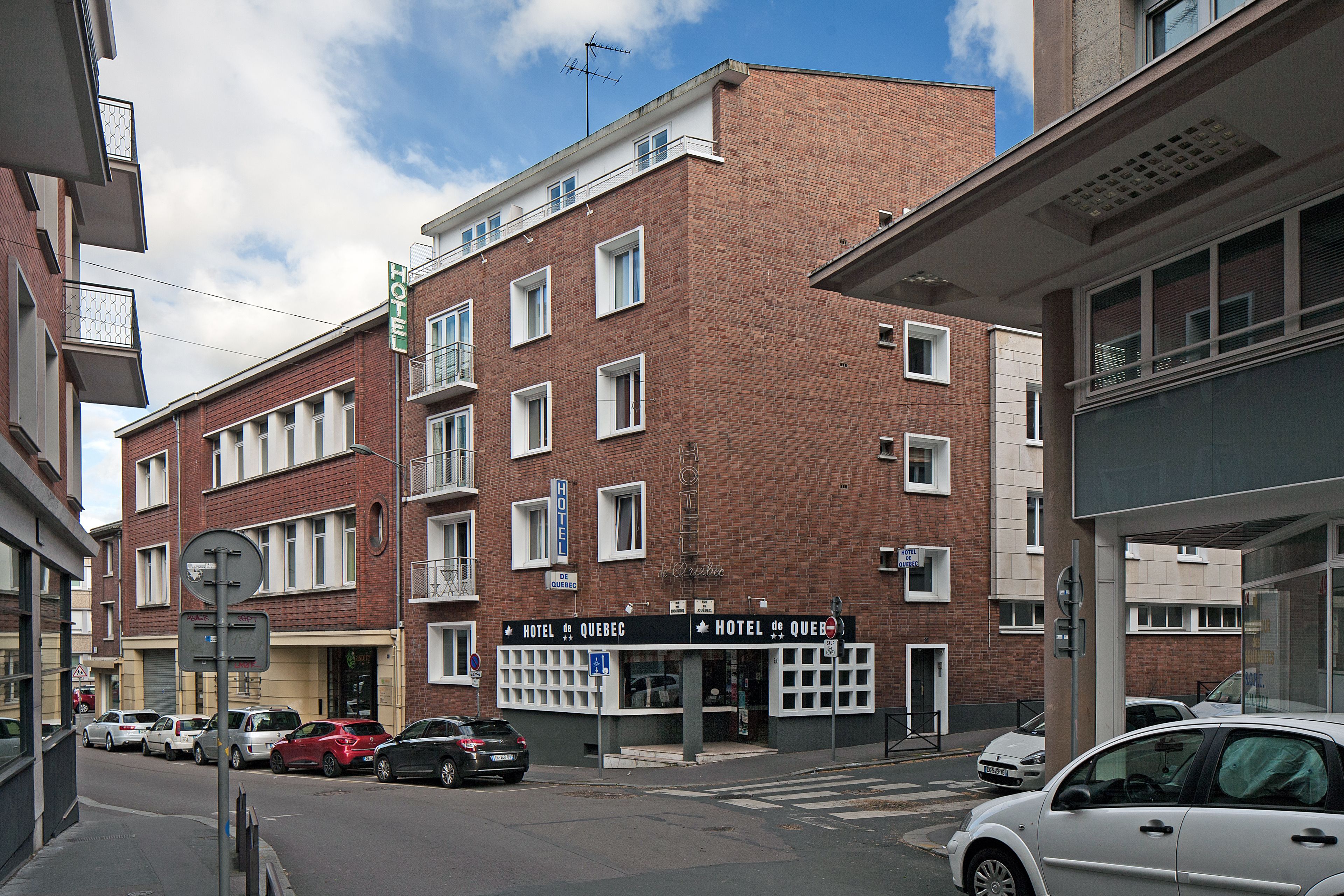 Majoituspaikan julkisivu