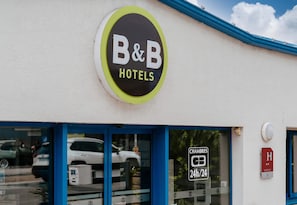 Façade de l’hébergement