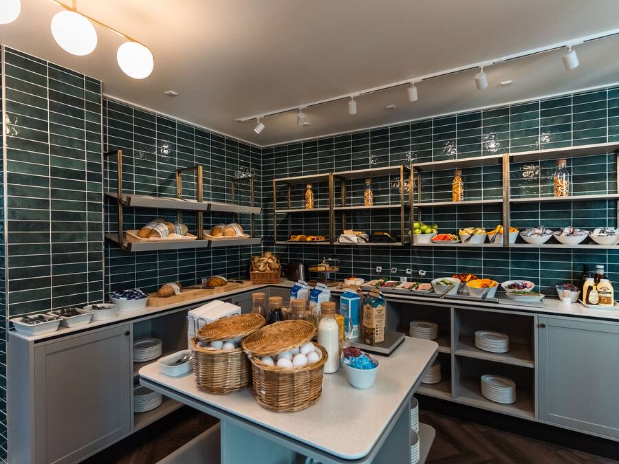 Colazione a buffet, servita tutte le mattine (119 DKK a persona)