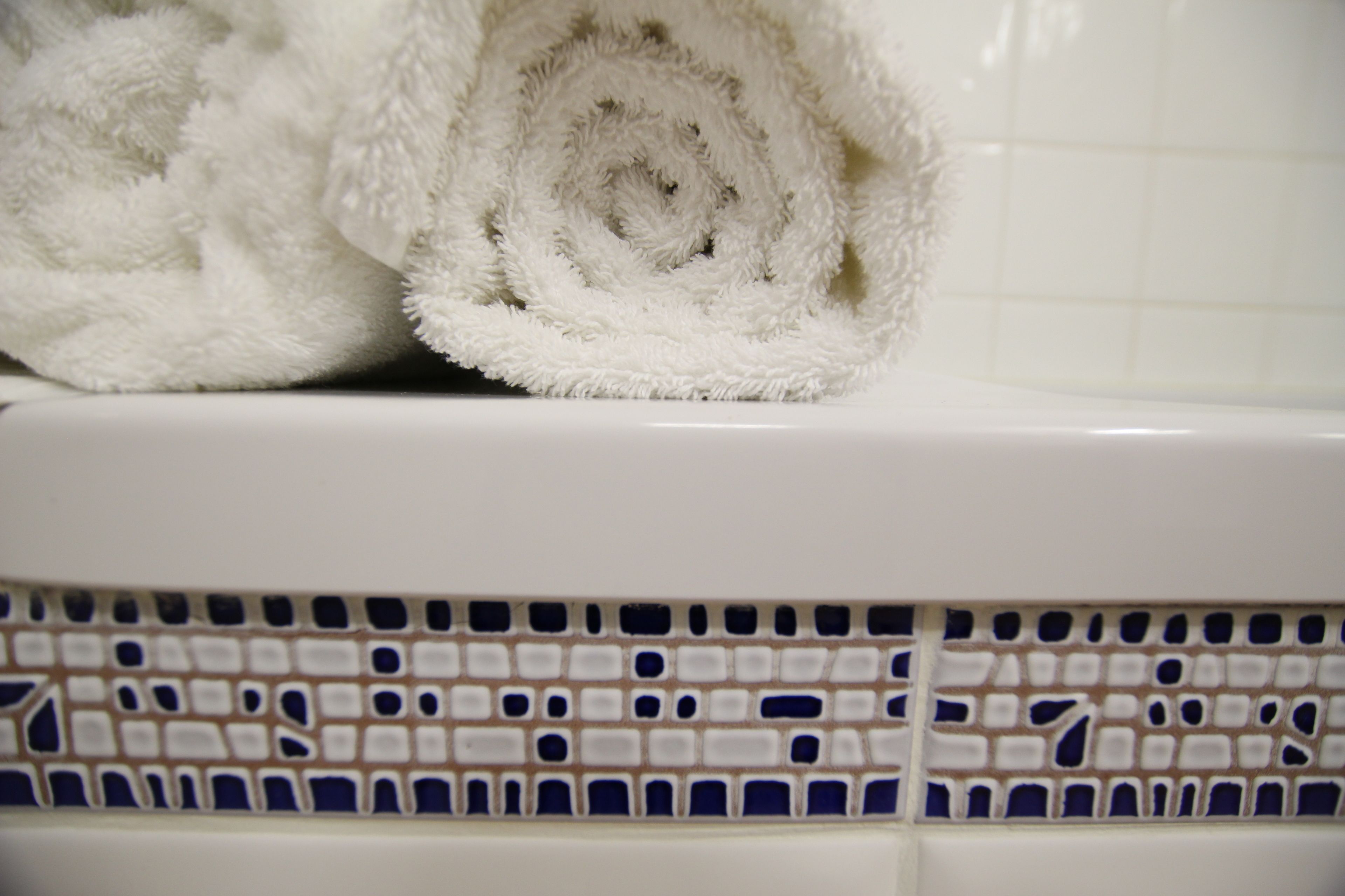 free toiletries, hair dryer, towels