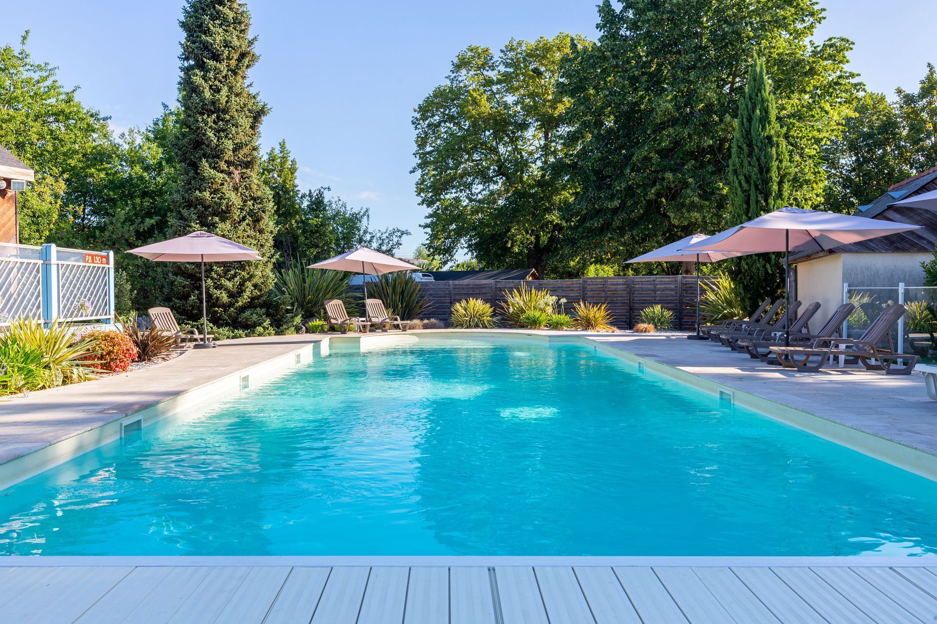 Seasonal outdoor pool