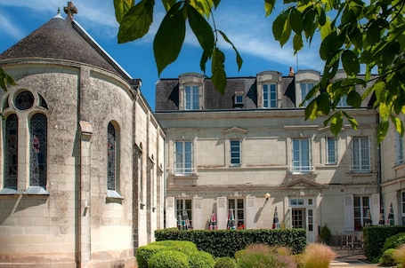 Façade de l’hébergement. Domaine de la Blairie