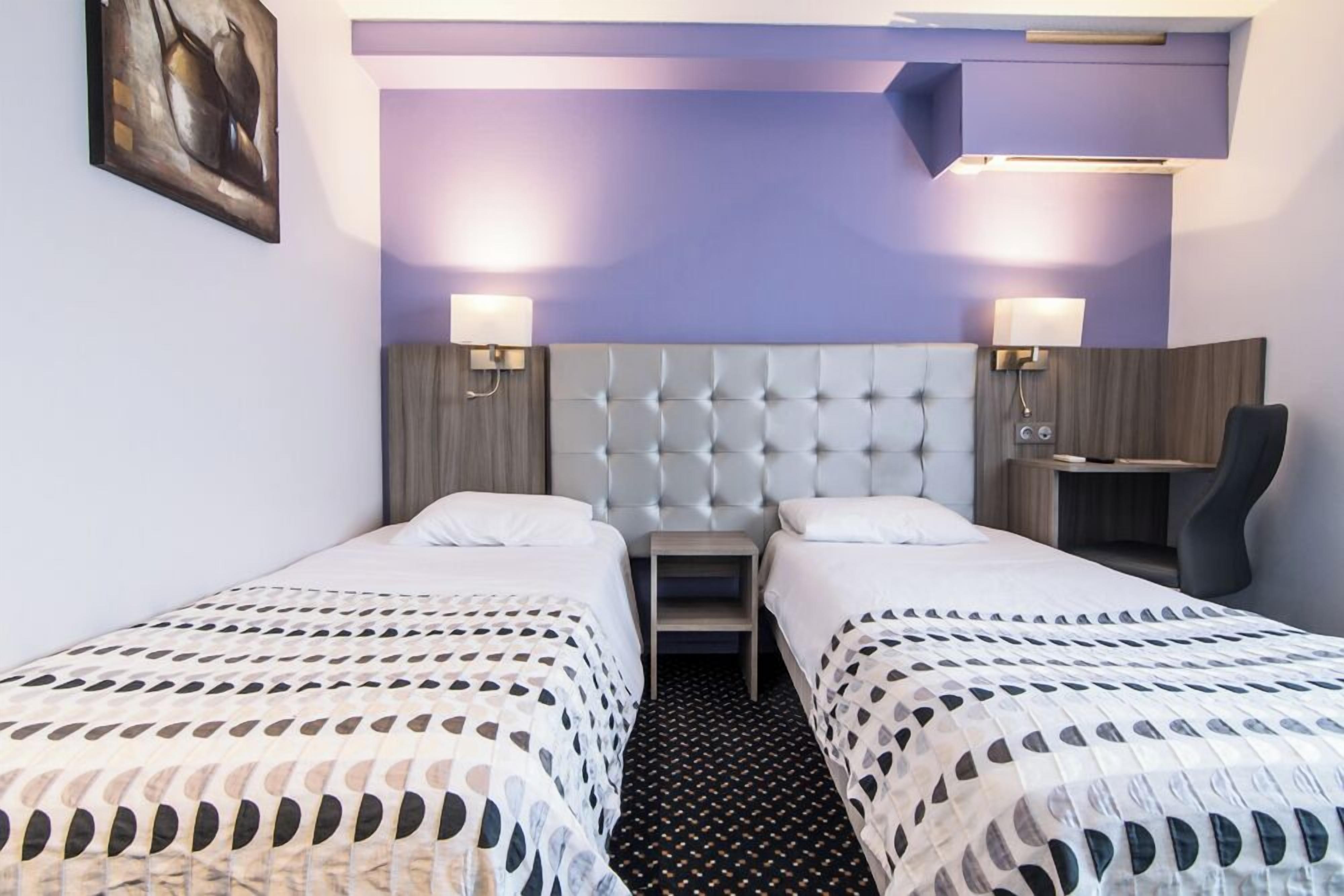 twin room | 1 bedroom, desk, blackout curtains, soundproofing