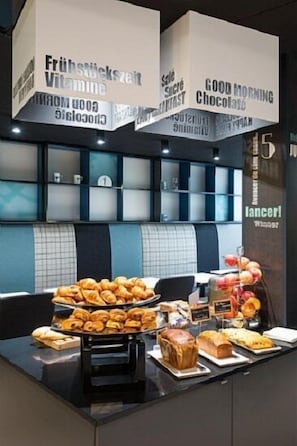 Daily buffet breakfast (EUR 12 per person)