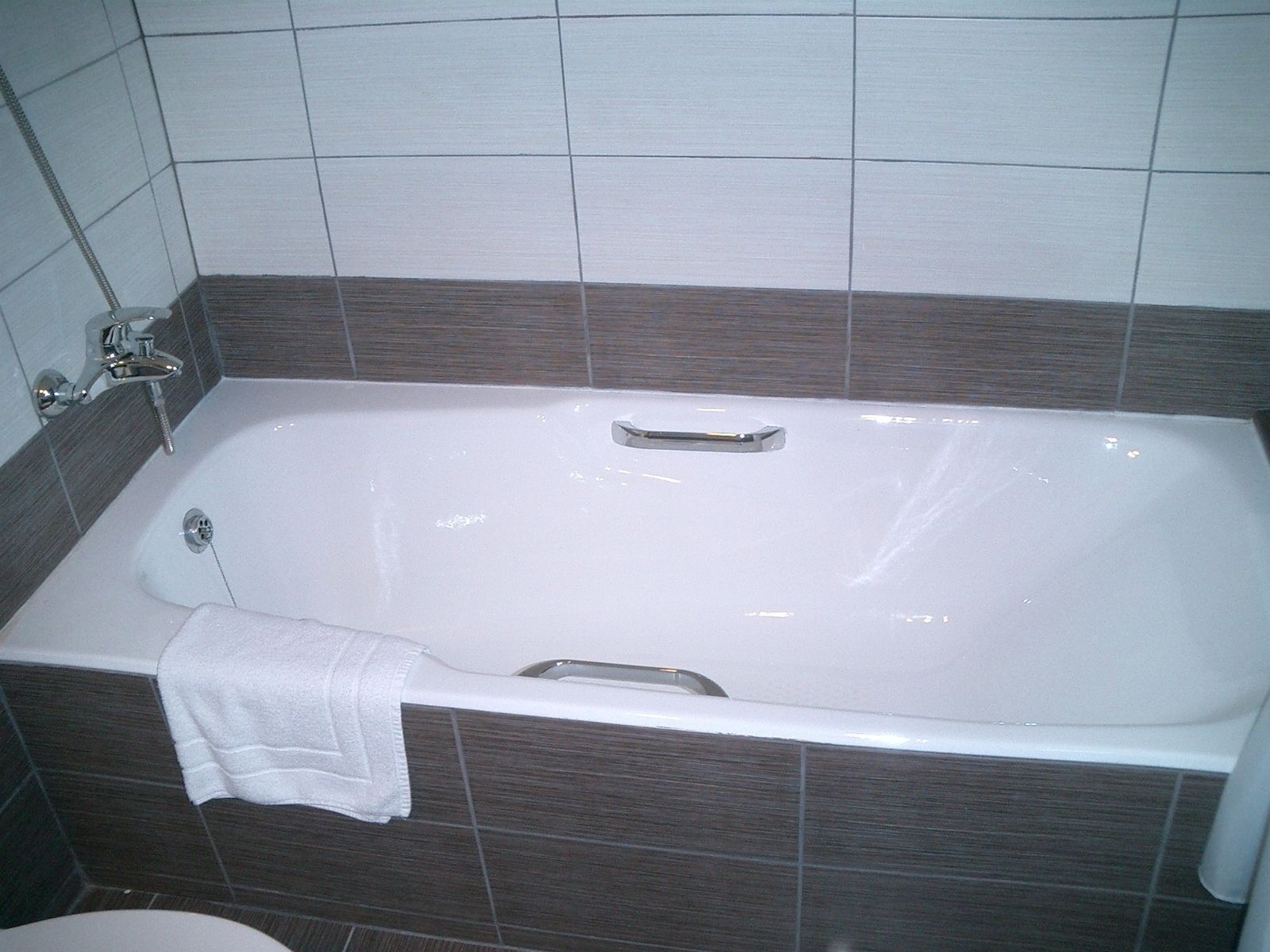 free toiletries, hair dryer, towels