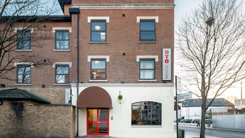 Voorkant van accommodatie