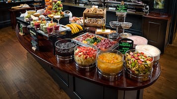 Daily buffet breakfast for a fee
