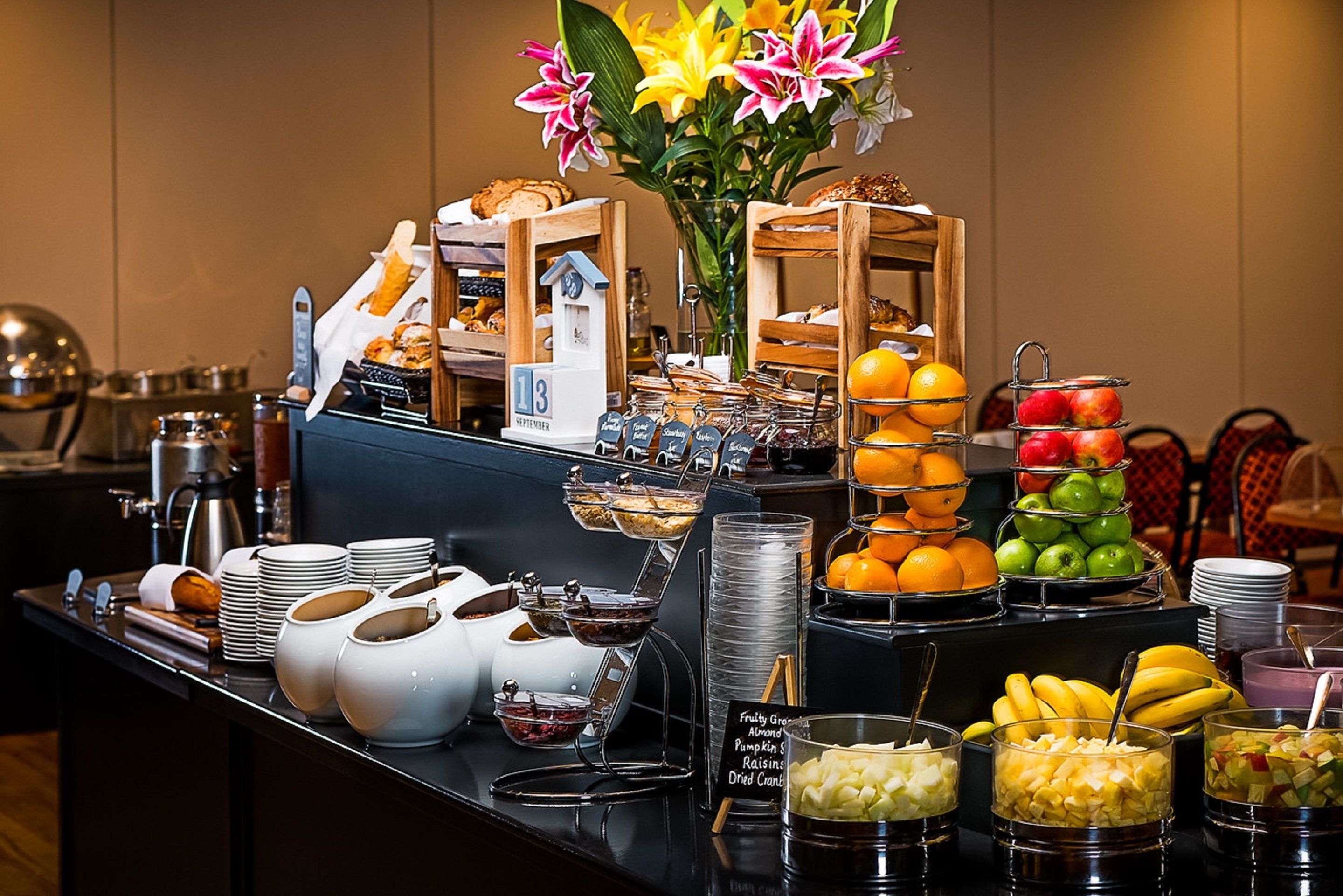 daily buffet breakfast (eur 15 per person)