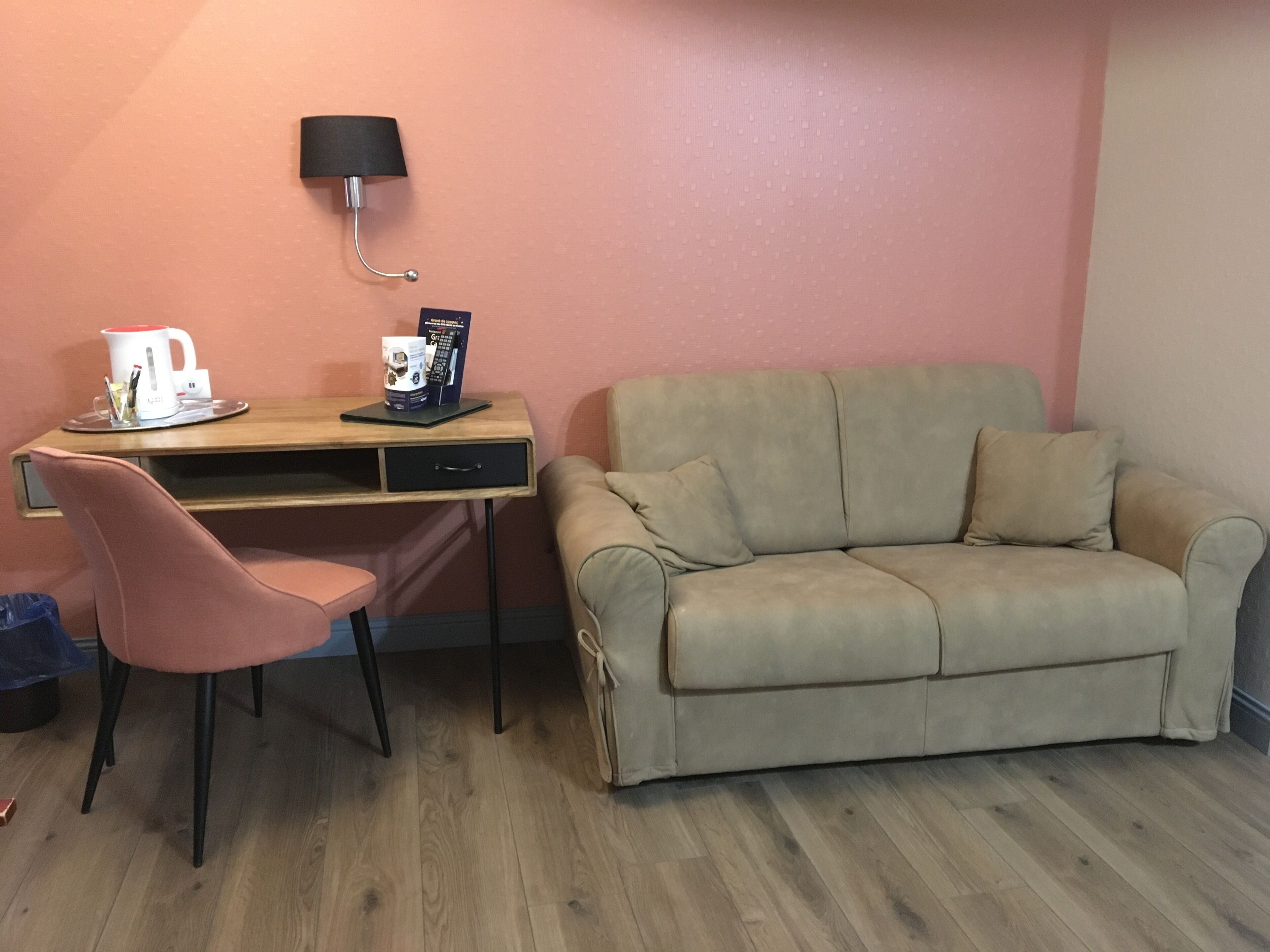 1 bedroom, premium bedding, desk, blackout curtains