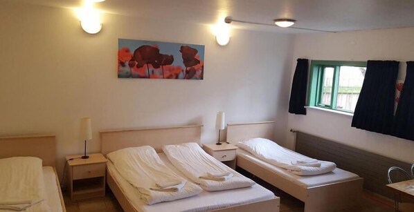 Pillow-top beds, free WiFi, bed sheets