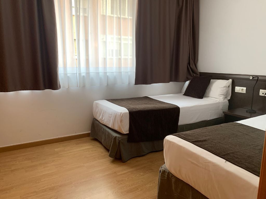 Down comforters, in-room safe, laptop workspace, blackout drapes