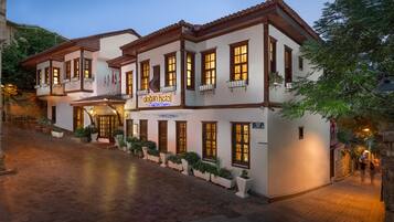 Front of property – evening/night