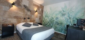 Chambre Double, king size | 特色装修、特色家居、遮光窗帘、隔音