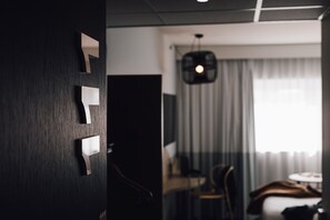 In-room safe, desk, blackout curtains, soundproofing