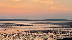 Uitzicht op strand/zee