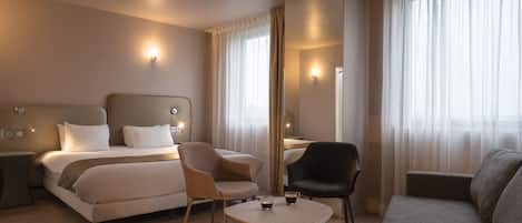1 chambre, bureau, fer et planche Ă repasser, accĂšs au Wi-Fi (inclus)