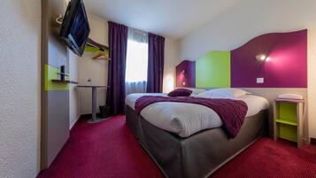 Chambre Quadruple Familiale | Literie de qualité supérieure, rideaux occultants, chambres insonorisées