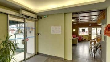 Interior entrance