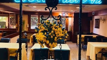 Lunch, dinner served; Mediterranean cuisine, alfresco dining