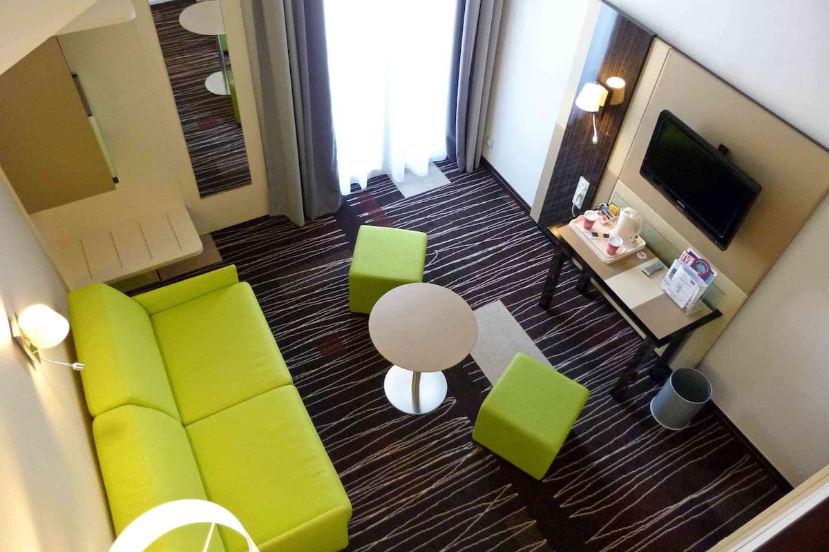 classic duplex, 1 double bed with sofa bed | premium bedding, minibar, in-room safe, desk