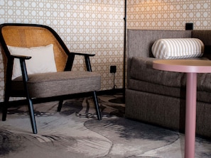 Premium bedding, minibar, in-room safe, desk