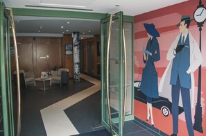 Interior entrance