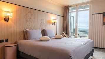 Premium bedding, minibar, in-room safe, desk