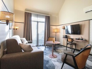 Privilege, Suite, Multiple Beds, Sea View | Premium bedding, minibar, in-room safe, desk