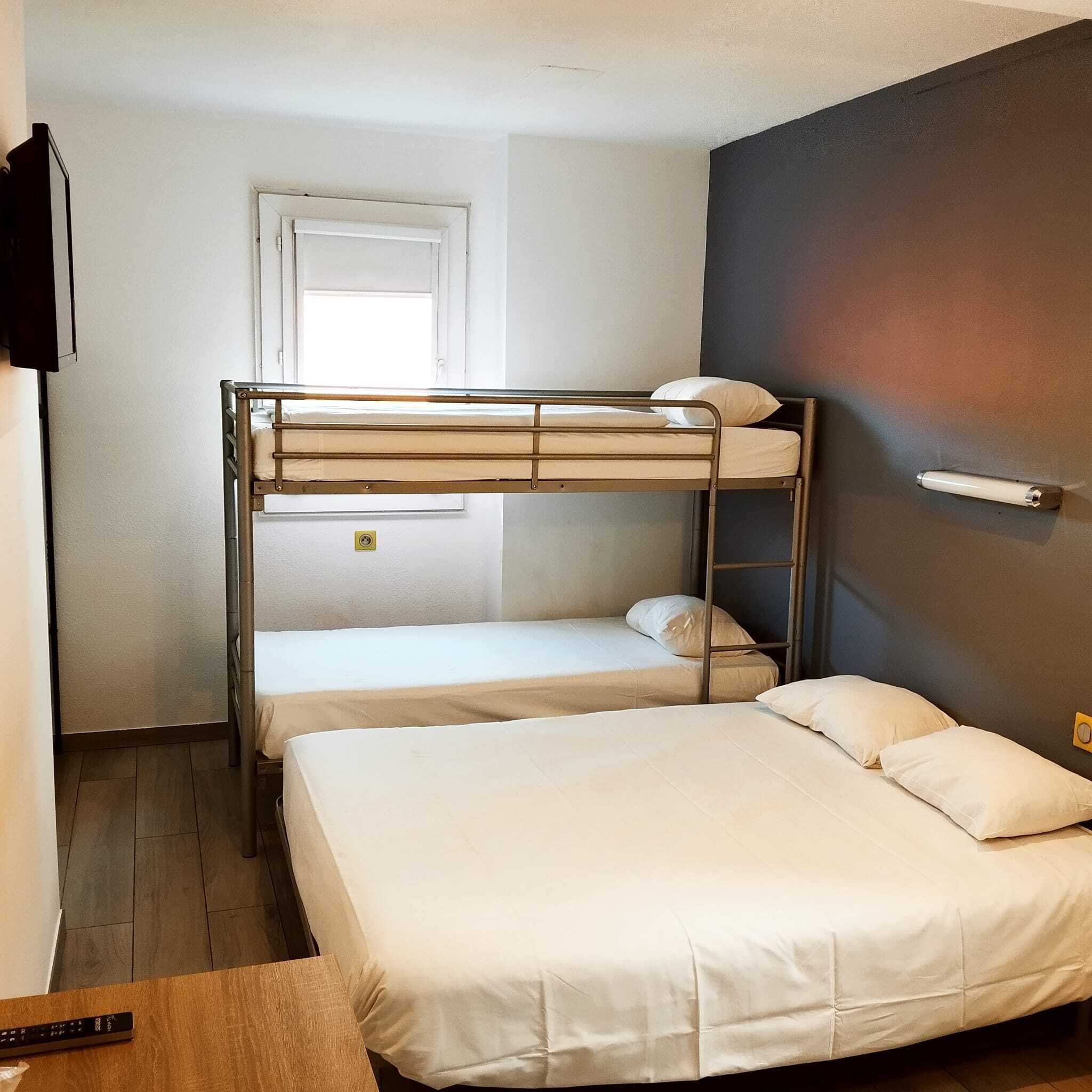 Soundproofing, free cots/infant beds, free WiFi, bed sheets