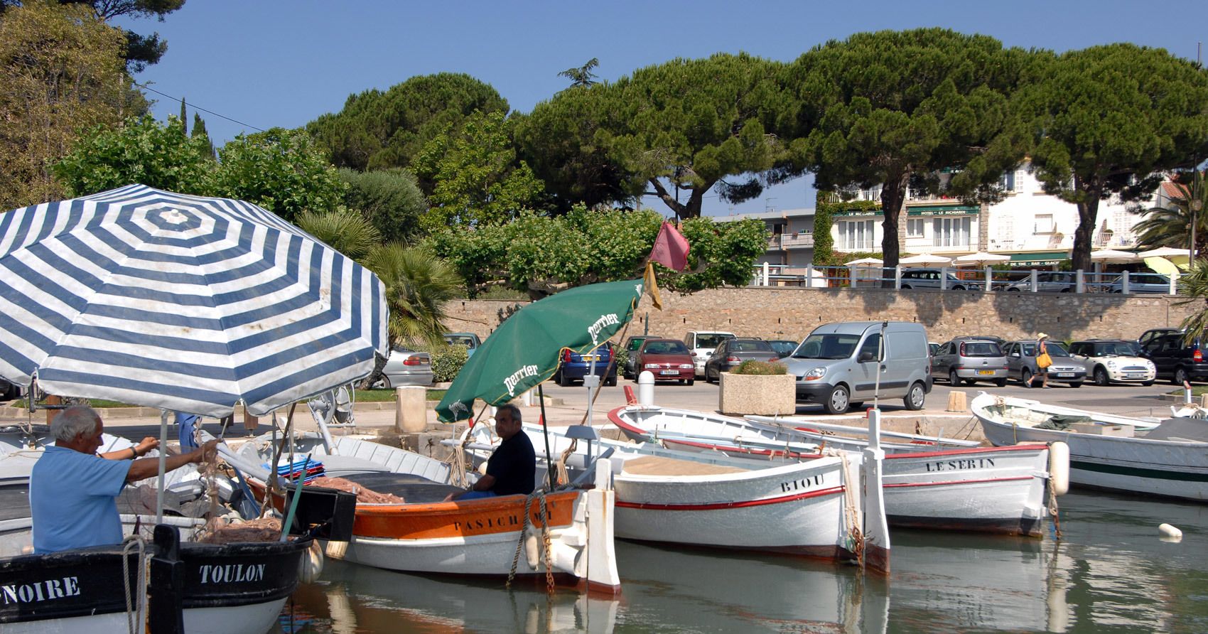 Blick von der Unterkunft